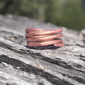 Copper Primitive Coil Ring