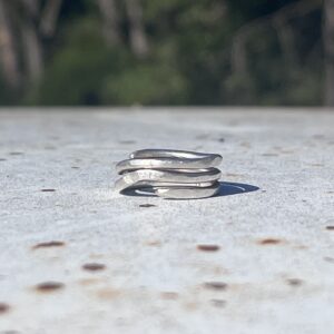 Silver Primitive Coil Ring